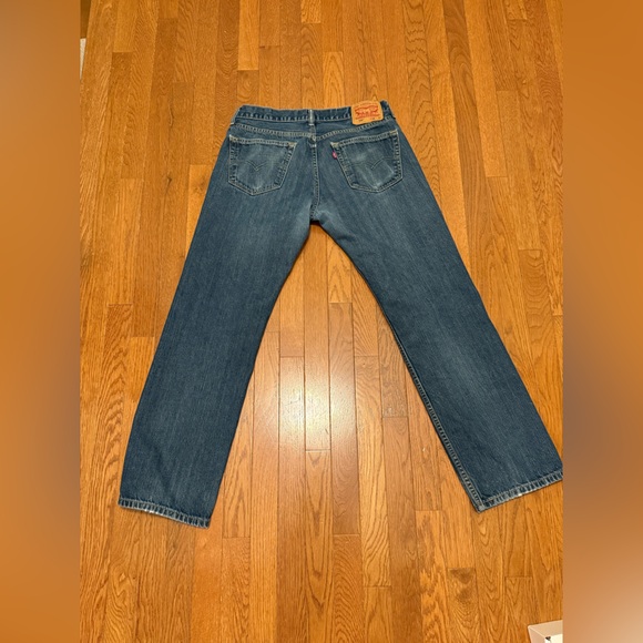 Levis 559 Mens 32x32 Denim Blue Jeans Relaxed Fit Straight Leg Medium Wash - Picture 10 of 10